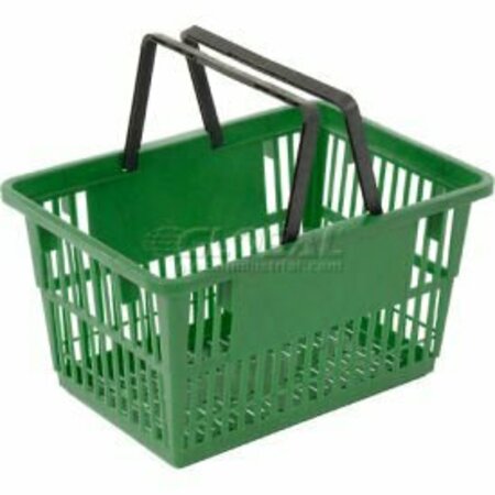 GOOD L Good L  Large Shopping Basket with Plastic Handle 33 Liter 1938L x 1314W x 10H Green LARGE-GREEN